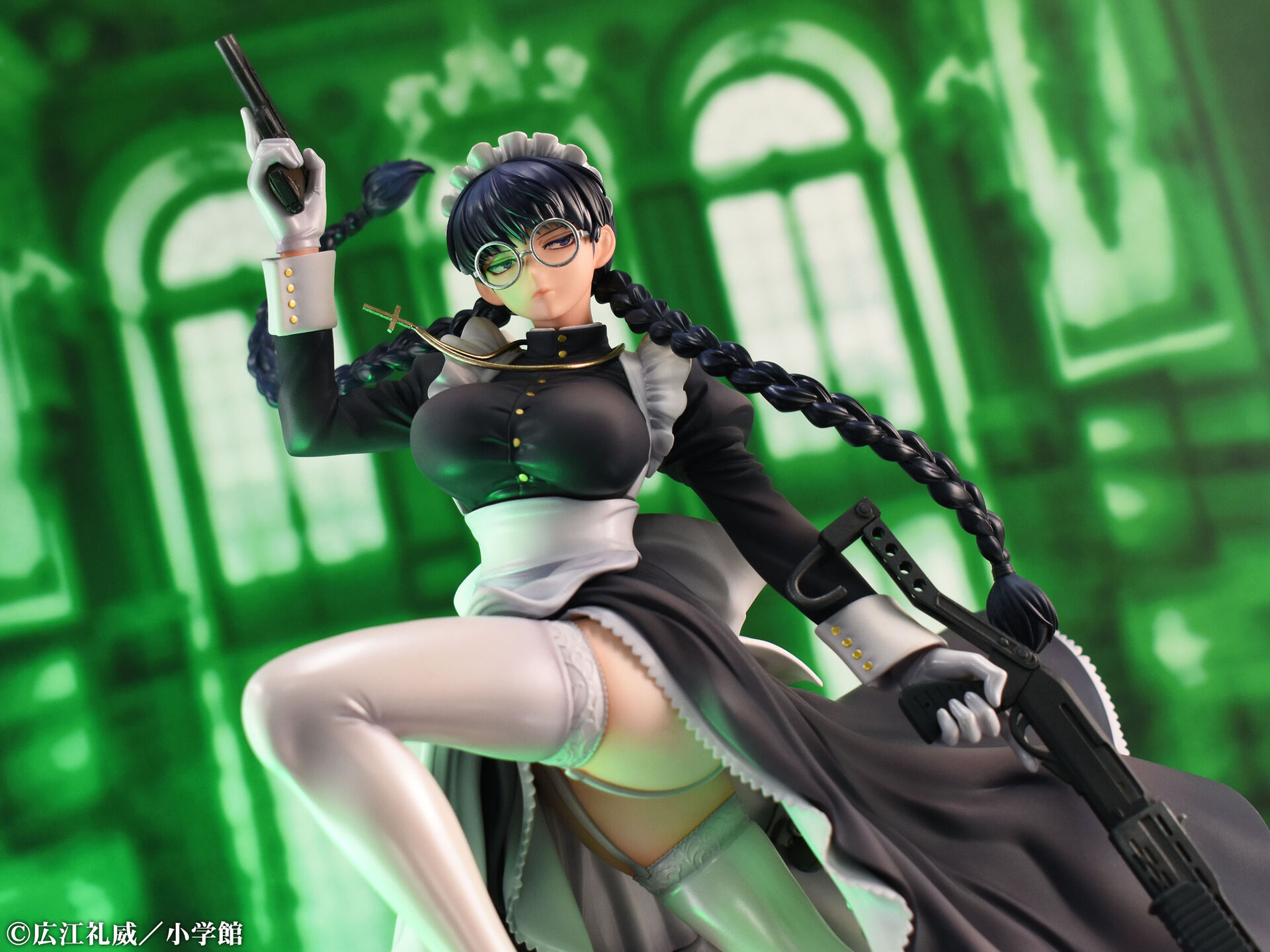 Black Lagoon Roberta Nightmare Maid Ver. 1/7 Complete Figure - Image 7