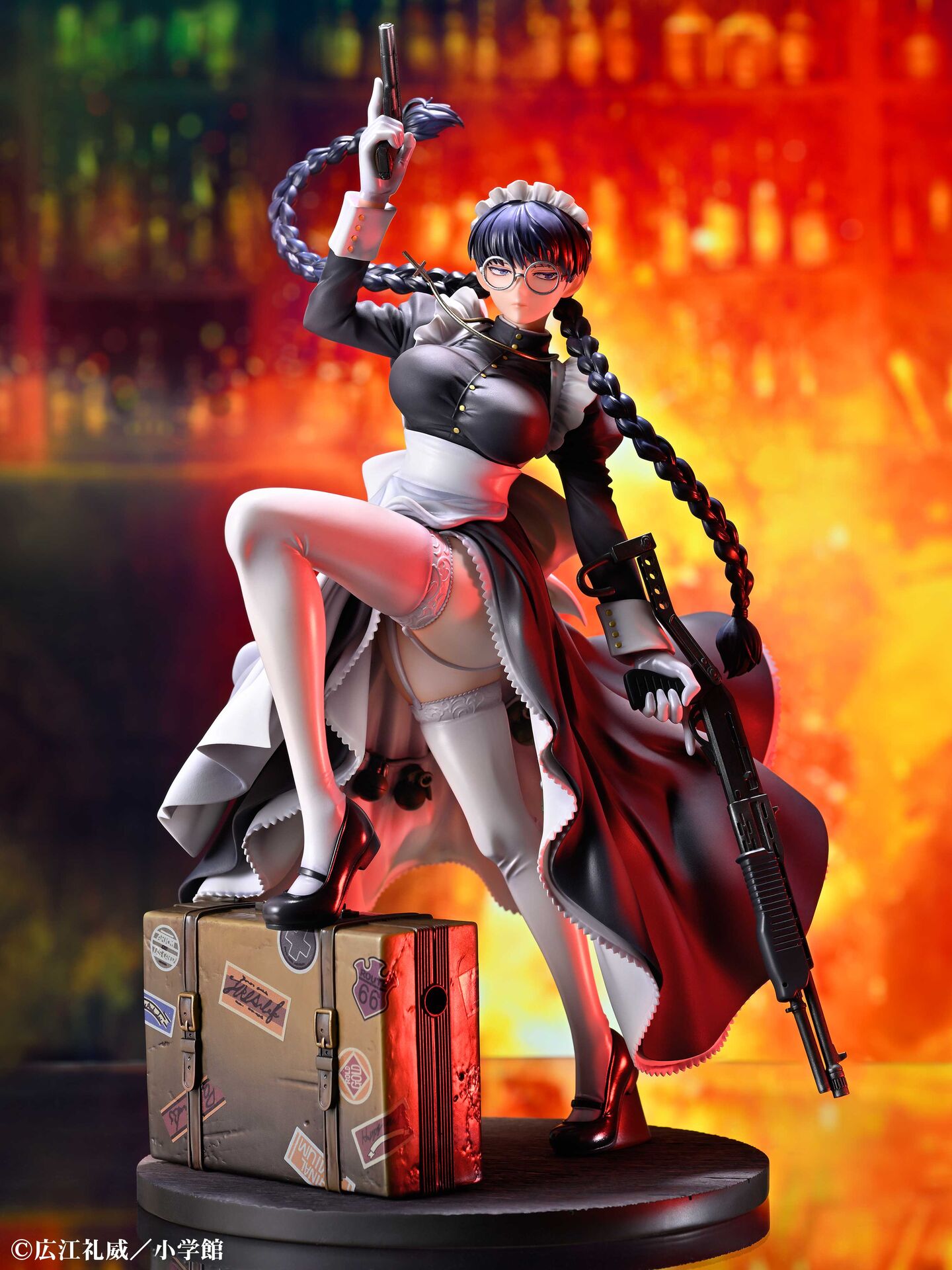 Black Lagoon Roberta Nightmare Maid Ver. 1/7 Complete Figure - Image 4