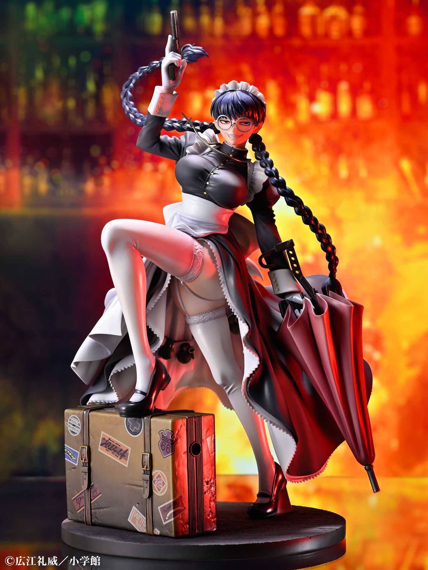 Black Lagoon Roberta Nightmare Maid Ver. 1/7 Complete Figure - Image 10