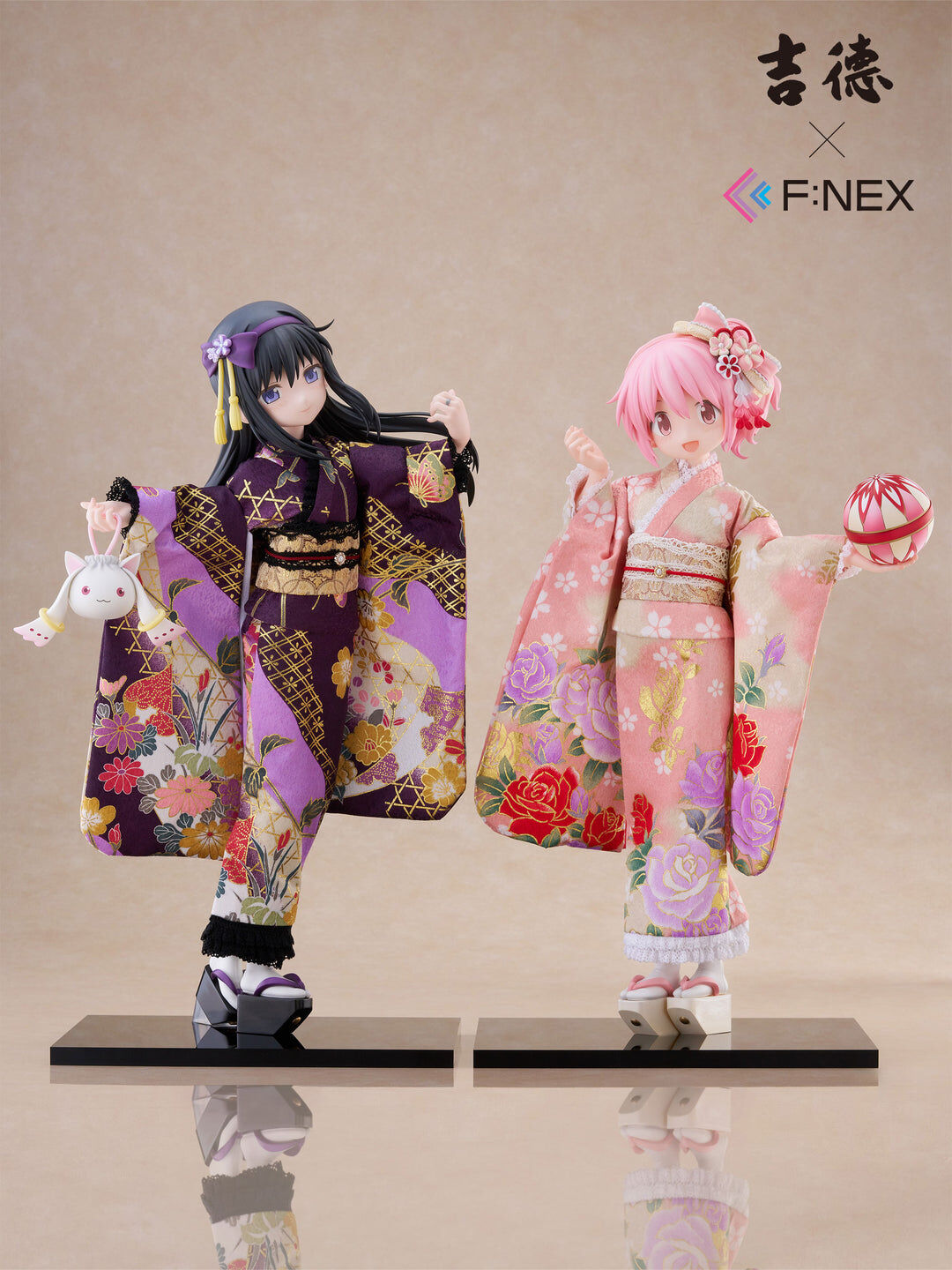 Yoshitoku x F-NEX Madoka Kaname -Japanese Doll- 1/4 Scale Figure - Image 2