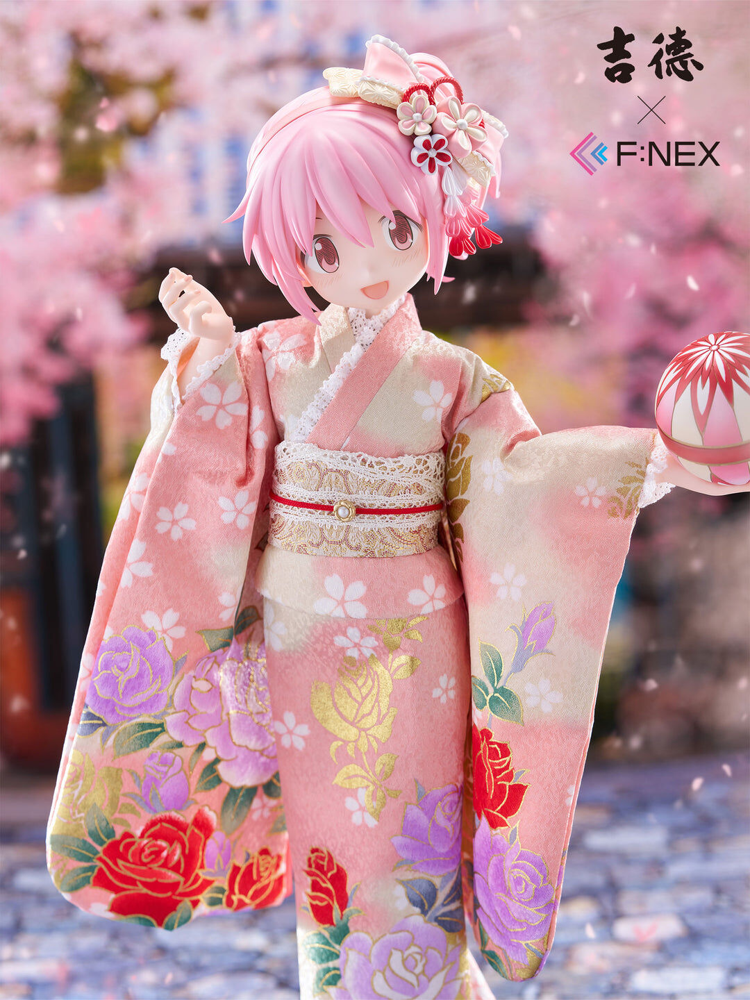 Yoshitoku x F-NEX Madoka Kaname -Japanese Doll- 1/4 Scale Figure - Image 4